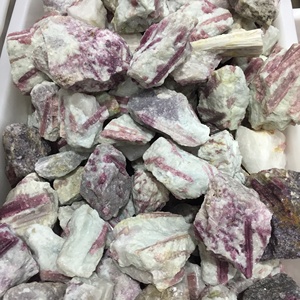 Nguyên Liệu Tự Nhiên Tourmaline Màu Đỏ Đá Thô Rubellite Tourmaline - Product Image 6