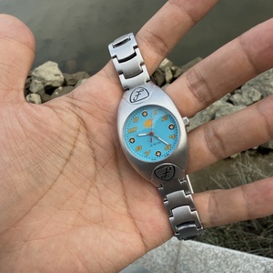 Original American Style Vintage Fashion Acrylic Strap Eco-Friendly Quartz Round <b>Case</b> Butterfly Clasp <b>Watch</b> 30m Water Waterproof - Product Image 5