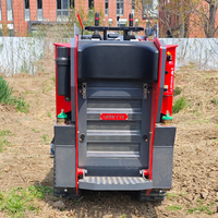 Chargeur compact utilitaire Derette XC1100 Mini Skid Steer avec accessoire Power Harley Rake pour travaux paysagers