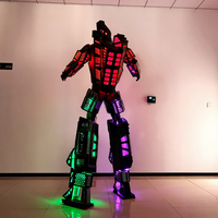 Costume de robot LED populaire, armure lumineuse RGB, tenue de mecha pour adulte, mascotte pour spectacle sur scène, cosplay, événements en boîte de nuit