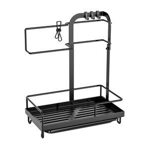 Standing Type Metal Countertop Sink <strong>Towel</strong> Rack Kitchen <strong>Towel</strong> Drain <strong>Storage</strong> <strong>Unit</strong> for Cleaning - Product Image 5
