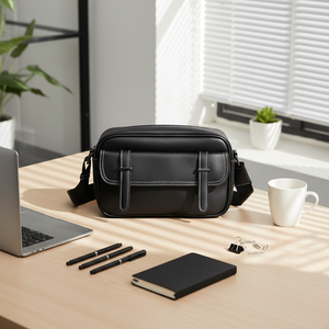 Sac bandoulière pour <span class=keywords><strong>homme</strong></span> RMOVE Designer, sac messager en cuir PU imperméable, sacs à bandoulière décontractés pour <span class=keywords><strong>homme</strong></span>, sacs de voyage - Product Image 4