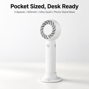 Nuovo <span class=keywords><strong>Mini</strong></span> Ventilatore Portatile Personalizzabile Carino con Ricarica USB 400mAh - Product Image 1