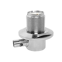 Usine directement UHF SO239 prise femelle à Angle droit pour RG58 LMR195 RG223 RG142 RG303 RG400 LMR200 connecteurs coaxiaux coaxiaux RF