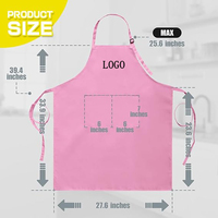 Tabliers de haute qualité avec poches, logo personnalisé, bavoir multicolore pour restaurants, serveuse, peinture de beauté, tablier de cuisine, uniforme unisexe