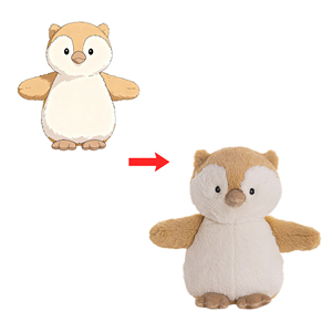 ตุ๊กตา<span class=keywords><strong>นก</strong></span><span class=keywords><strong>ฮูก</strong></span>ยัดนุ่นสำหรับทารกแรกเกิดผ้าโพลีเอสเตอร์นุ่มปรับแต่งได้ตามต้องการ - Product Image 1