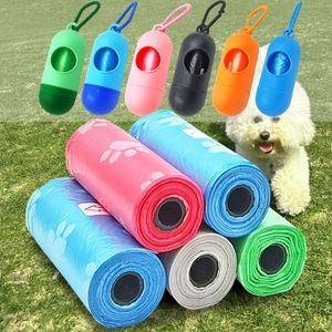 PE Biodegradable Manufacturer Wholesale Portable Fabric Doggy Waste Bag Holder Dog Poop Bag - Product Image 4
