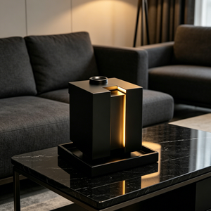 Venta Directa de Fábrica, Narguile LED de Acero Inoxidable de 36CM, Nuevo Diseño de Lujo con Base de Vidrio, Set de Shisha Alemán, Narguile con Bomba de Agua en Forma de Cubo - Product Image 2