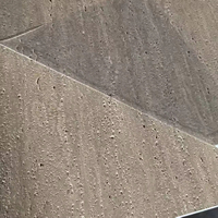 Série Travertin, imperméable, 1220*2440mm, dernier design, panneau UV, feuille de marbre PVC pour la décoration d'hôtel