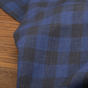 قماش الكتان الصديقةو الصديقةقماش الكتان المصبوغ للبيع بالجملة مصنعين قماش منقوش نمط الفرنسية عادي المنسوجة اللباس - Product Image 3