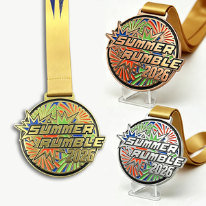 Medalla de Campeón para Festivales y Carnavales, Premio Personalizado para Bailes de Máscaras, Premios Fundidos a Presión para Eventos, Perfectos para Ganadores de Desfiles y Fiestas - Product Image 1