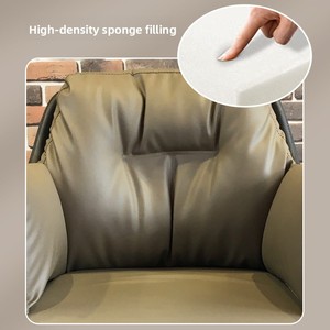 Fauteuil de <span class=keywords><strong>coiffure</strong></span> de style américain, base en métal chromé, élégant, luxe léger, minimaliste, pour salon, pivotant, réglable en hauteur, pour coloration - Product Image 1