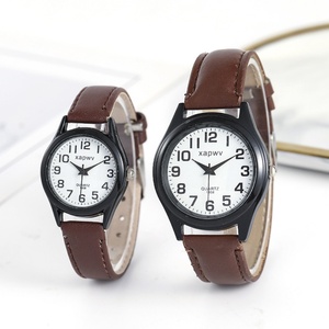 Imitation Leather Strap <b>Watch</b>, Couple Style, Authentic, Student Men's Wristwatch - Product Image 4
