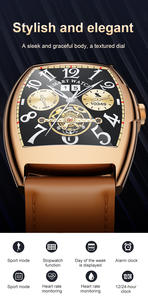 AW73 ดีไซน์คลาสสิกผู้หญิงสมาร์ทวอทช์สายหนังกรณีโลหะผสม 1.77 นิ้วหน้าจอสัมผัส TFT สำหรับโทร IP67 กันน้ำกีฬา - Product Image 5