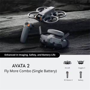 Dron en Stock, Marca Original <span class=keywords><strong>Avata</strong></span> 2 <span class=keywords><strong>Fly</strong></span> <span class=keywords><strong>More</strong></span> <span class=keywords><strong>Combo</strong></span> con Una Batería, Gafas FPV Dron 3 - Product Image 1