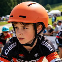 Nouveau casque de sécurité pour enfant en PC et EPS résistant aux chocs, motif dinosaure de dessin animé, pour vélo, trottinette et skateboard, conforme à la norme EN1078