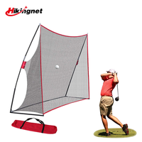 Filet de golf robuste en acier et polyester de 3,05 x 2,13 m pour l'entraînement en extérieur dans la cour - Pour tous les golfeurs