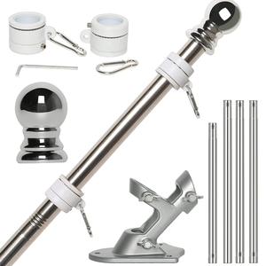 ที่ยึดเสาธงเรือทำจากสเตนเลสสตีลที่ยึดเสาสำหรับตกปลาในเรือพร้อมติดตั้ง - Product Image 3