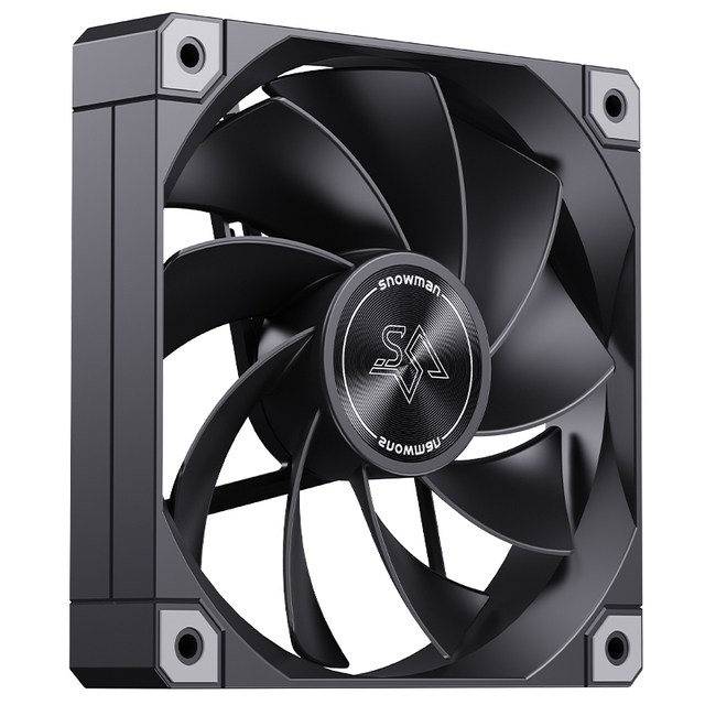 SNOWMAN New Arrival PC Cooling Fan High Performance Air Flow PWM 120MM Chassis Cooler AS120 PC Case Fan