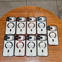 Funda Magnética de TPU Electrochapada al por Mayor para iPhone 18 17 16 15 14 13 12 11, Cubierta Protectora Transparente para Cámara