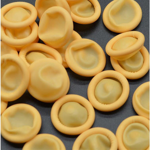 The Latex Finger Cots One Size Beige Industrial Use Anti Static <b>Dust</b> Free <b>Powder</b> Free - Product Image 1