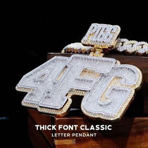 Benutzer definierte Vvs Moissan ite Letter Name Anhänger Hip Hop Style Iced Out Baguette Cut Diamant 925 Silber Initial Anhänger Feiner Schmuck - Product Image 5