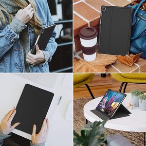 Funda trasera dura de <span class=keywords><strong>PC</strong></span> para Samsung Galaxy Tab S5e 2019 10,5 pulgadas, soporte Premium a prueba de golpes Folio y ángulos de visión múltiple - Product Image 3