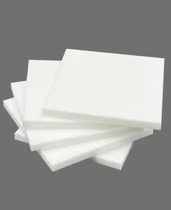 공장 성형 및 스키브 PTFE 시트 순수 및 GF 충전 테플로닝 플레이트 0.3mm ~ 300mm 높이 PTFE 시트 확장 PTFE 필름