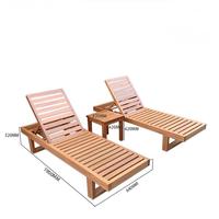 Chaise longue de luxe portable personnalisée en aluminium, pliable, légère, écologique, pour l'extérieur (matelas non inclus)