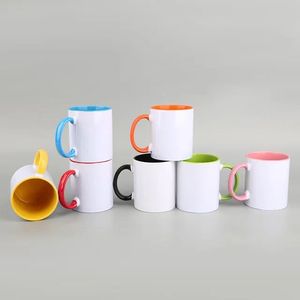 11oz tùy chỉnh cá nhân logo Chất lượng cao in màu tùy chỉnh trống gốm thăng hoa <span class=keywords><strong>Mug</strong></span> - Product Image 5