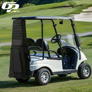 Sac <span class=keywords><strong>de</strong></span> voyage pour clubs <span class=keywords><strong>de</strong></span> golf portable et imperméable GP, pliable, avec support, rembourrage épais, roues silencieuses, construction renforcée, Air Course - Product Image 6