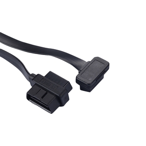 <span class=keywords><strong>Cable</strong></span> de Extensión OBD2 de 16 Pines Macho a Hembra Plano y Delgado para Diagnóstico para Toyota Honda BMW Rastreador GPS - Product Image 2