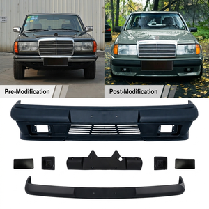 ชุดแต่งกันชนหน้าสำหรับ <span class=keywords><strong>Mercedes</strong></span>-Benz E-Class <span class=keywords><strong>W124</strong></span> ปี <span class=keywords><strong>1988</strong></span>-1993 อัพเกรดเป็นสไตล์ E63 - Product Image 1