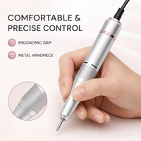 Kit d'outils pour ongles Vantrend Beauty 45000RPM, professionnel, qualité salon, rechargeable, portable, avec clip ceinture, fabricant de perceuses à ongles.