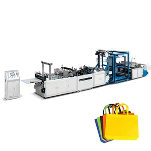 Allwell-máquina de fabricación de bolsas de tela no tejida, multifuncional, B800, 5 en 1