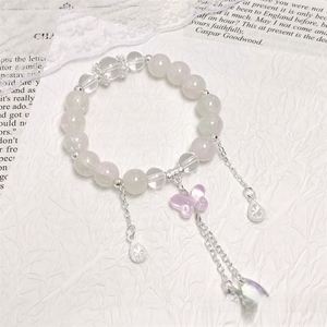 Exquisite Butterfly Waterdrop Tassel Pendant Colorful Crystal <b>Bracelet</b> Sweet Colorful <b>Beads</b> <b>Bracelet</b> Korean <b>Bead</b> <b>Bracelet</b> - Product Image 5