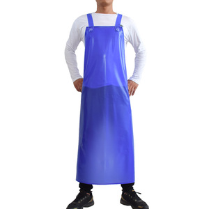 Delantal de PVC de doble hombro, impermeable, resistente, largo, para cocina, manipulación de alimentos, ropa de trabajo para hombres, mujeres y adultos - Product Image 5