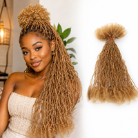 Extensions de dreadlocks Sister Locs de qualité supérieure, 0,1 cm, en cheveux humains, avec coiffage protecteur et emballage personnalisé OEM