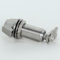 Loquet à compression à quart de tour en acier inoxydable SUS304 IP65, bouton à came sans outil pour armoires électriques et de télécommunications