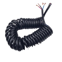 Câble enroulé en PU pour clavier mécanique, câble USB Type C à ressort métallique, câble XLR aviateur en métal pour machine d'écriture laser