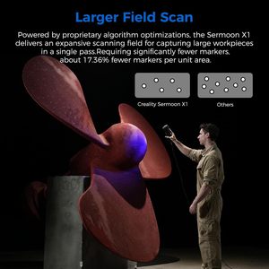 <span class=keywords><strong>Scanner</strong></span> <span class=keywords><strong>3D</strong></span> portable de qualité industrielle Creality Sermoon X1, haute précision, numérisation couleur complète <span class=keywords><strong>pour</strong></span> la rétro-ingénierie et l'<span class=keywords><strong>impression</strong></span> <span class=keywords><strong>3D</strong></span> - Product Image 5