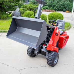 Narrow Space 3 Wheels Drive Compact Hydraulic Telescopic Three Wheel with Trencher for Agriculture - Product Image 6