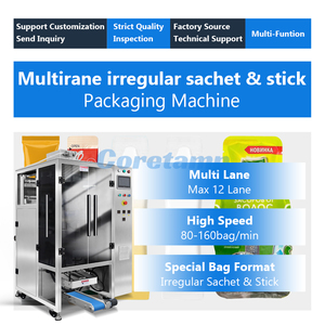 Empaquetadora de bolsitas de pasta de tomate de 2 carriles - Product Image 3