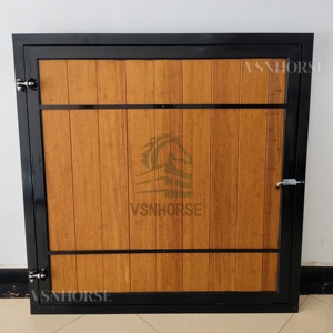 Jendela gudang bambu tahan lama dengan bingkai baja tugas berat untuk sistem ventilasi aman tahan cuaca perlengkapan kuda - Product Image 1