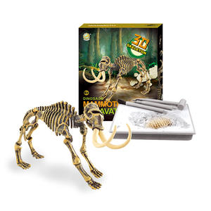 Rompecabezas de ciencia popular hecho a mano para niños, modelo de dinosaurio de excavación arqueológica - Product Image 2