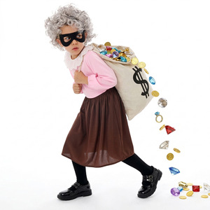 ชุดคุณยายโจร<span class=keywords><strong>โจร</strong></span>สำหรับเด็ก ชุดฮาโลวีนตลกๆ ชุดปลอมตัวคุณยาย ชุดสำหรับวันอ่านหนังสือ ชุดสำหรับงานปาร์ตี้ข้ามพรมแดน ชุดสำหรับการแสดง - Product Image 1