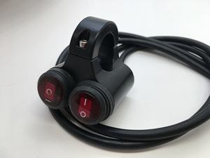 Pièces de moto, interrupteur de modification de moto, interrupteur étanche en alliage d'aluminium pour phare, interrupteur d'alimentation pour projecteur LED stroboscopique - Product Image 4