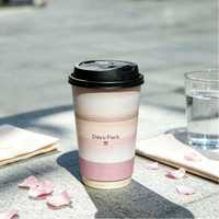 Ensemble de gobelets, couvercles et assiettes en papier biodégradable et compostable, respectueux de l'environnement, imperméables, de qualité alimentaire, tailles personnalisées, logo personnalisé, OEM/ODM