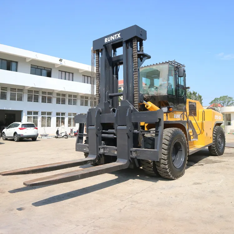 30 ton carrello elevatore prezzo 30 t 32t diesel carrello elevatore 4x4 sistema di sicurezza quattro ruote carrello elevatore dalla cina