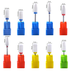 رأس طحن السيراميك الأبيض SYB-88 للأظافر، أداة كهربائية تدعم أدوات الطحن، رأس مخروطي لجهاز حفر الأظافر بأحجام أسنان XF/F/<span class=keywords><strong>M</strong></span>/C/CX - Product Image 2